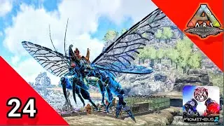 ARK Prometheus Mod Ep. 24 | TAMING THE GIANT PROME RHYNIOGNATHA!