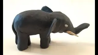 HOW TO MAKE A CLAY ELEPHANT / CLAY ART FOR KIDS / ART FOR KIDS / CLAY ANIMALS
