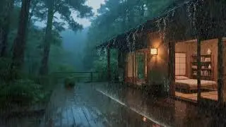 Anxiety at night &ndash; Relaxing rain sound &ndash; Rain outside safe home &ndash; Peace returns 🌙🌿