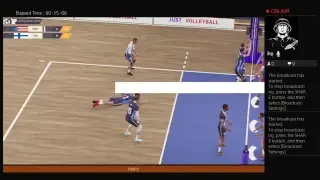 FIVB USA VOLLEYBALL Finland vs Puerto Rico Spike Volleyball PS4 GAMEPLAY - WilmerPR9