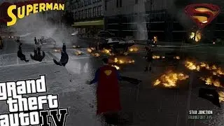 GTA IV Superman Mod + Zombie Mod - Superman vs Zombie Apocalypse