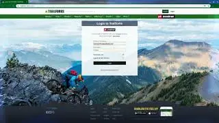 How to log into trailforks Via Trailforks Website