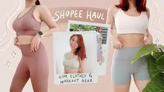 Shopee Try-On Haul: Cute Workout Clothes and Equipment/Gear 🏋️&zwj;♀️