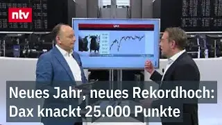 Neues Jahr, neues Rekordhoch: Dax knackt 25.000 Punkte - und jetzt? | ntv
