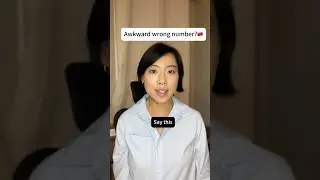 Handling a wrong number in Chinese | The only phrase you need #learnchinese