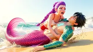 Mermaid&rsquo;s Tearful Rescue | A Magical Love Story on the Shore