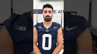 Penn State LB Dom DeLuca 8/2/25 | Local Media Day | NSN