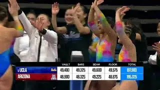 Jordan Chiles&rsquo; career-best all-around score leads No. 5 UCLA women&rsquo;s gymnastics over Arizona