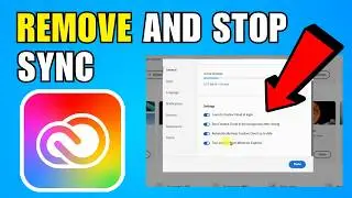How To Remove And Stop Adobe Creative Cloud From Menu And Stop Sync (2026) (New Update)