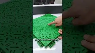 Why should polypropylene sports interlocking floors be laid on basketball courts?