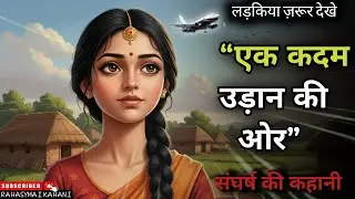 गाँव की लड़की 👩‍🌾से पायलट तक ✈️| A girl's dream takes flight. inspirational hindi story.