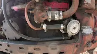 Fuel Lines of a 1954 Farmall Super H Propane Tractor