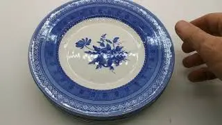 Out of the Blue Churchill China Side Plates
