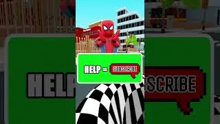 Roblox Hulk Fake Hole Challenge in 3D! 💥 | Funny Shorts