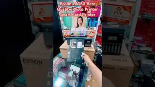 Epson L8050 Best Quality Photo  Printer Smart Card Printer#epson #services #printersupportsoftware