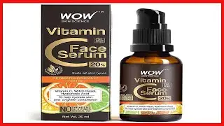 WOW Skin Science Vitamin C Serum for Face with Hyaluronic Acid - Vitamin C Face Serum Women & Men