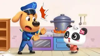 Kitchen Safety | Police Cartoon | Safety Tips for Kids | Kids Cartoon | Sheriff Labrador