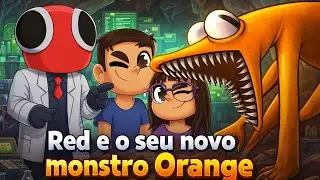 Rainbow Friends Roblox | Red apresenta o seu novo monstro Orange #rainbowfriends #roblox #osalves