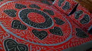 #APPLIC#Bed sheet#DESIGN#APPLIQUE#QUILT#interior#orderz #online