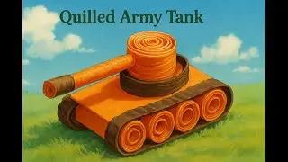 DIY Quilled Indian Army Tank &ndash; Show Your Patriotism with Paper | Paper  Indian Army Tank #armytank