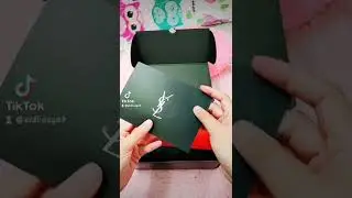 UNBOXING YSL PARCEL-Black Opium Perfume