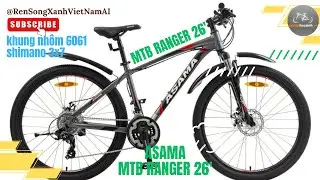 Xe đạp thể thao Asama MTB Ranger 26 inches l&agrave;m chủ mọi địa h&igrave;nh