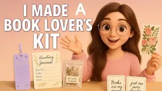 Handmade kit for BOOKREADERS in the most easiest way 🤩📚 | ArtWithEshaal 