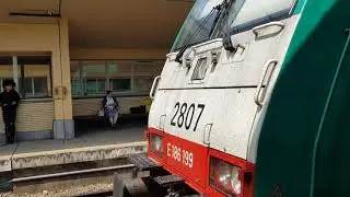 SNCB/NMBS Class 28 (HLE 28) 2807 arriving at Brussels Nord Station on 26/6/19