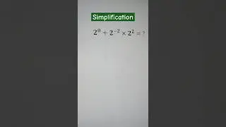 Simplification #mathematics #maths #youtubeshorts