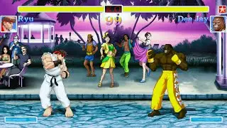 Ryu vs Dee Jay (Hardest) Street Fighter 2: