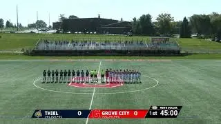 Thiel at Grove City -- Men's Soccer -- October 4, 2025