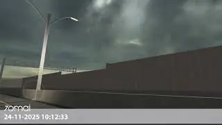 (1/2) Overtaking car accident in Moskau, Russia (24.11.2025)