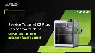 Substituir o Duto de Descarte (Waste Chute) – Tutorial K2 Plus