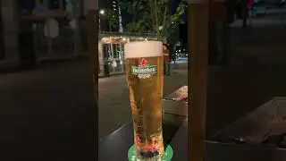 Tokyo Tower 🗼 Heineken draft beer 🍺 #beerlover #tokyo #heineken