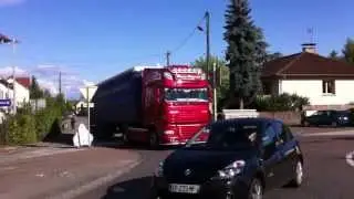 DAF XF 105 &Eacute;chappement libre - Transports Royer-Sazerat