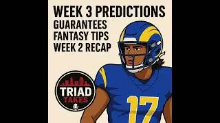 Week 3 Predictions &bull; Guarantees &bull; Fantasy Tips &bull; Week 2 Recap