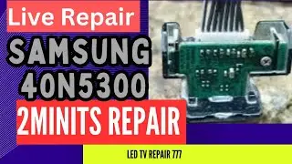 Remote control not working Samsung 40N5300 Repair just in 2Minits #samsung #ledtvrepair