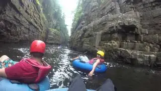 Ausable Chasm Trip 8/2/2014 - Tubing through the Chasm