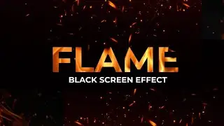 Flame Effect black screen video | Fire flame overlay black screen free video #flameeffect 