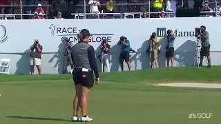 Ariya Jutanugarn Makes Winning Playoff Putt at the 2017 Manulife LPGA Classic