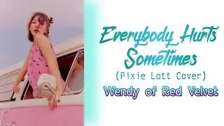 Wendy of Red Velvet - Everybody Hurts Sometimes Lyrics (Pixie Lott Cover)