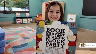 Joy, Activities, and Free Books! Book Harvest's 5th Annual Summer Block Party in Durham 🎉📚