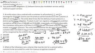 CMA US part 1 Section A | Revenue Recognition | MCQs + Concepts | ASC 606