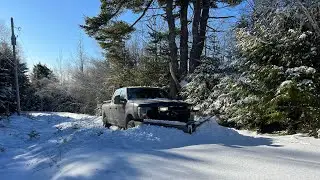I&rsquo;M SHOCKED I WAS ABLE TO PLOW THIS! SHOULDN&rsquo;T HAVE BUT IT DID. POOR TRUCK