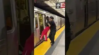 The girl in the train was shook 😭 #shorts
