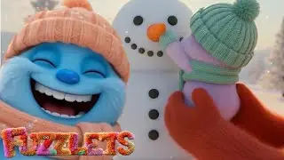 Let&rsquo;s Build a Snowman! 🎶 The Fuzzlets ❄️ Winter Holiday Song for Kids