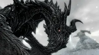 Skyrim Remastered Capturing Dragon and defeating Alduin