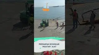PERSIAPAN BONGKAR MUATAN KAPAL CARGO #cargoship