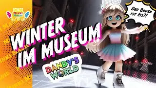 Auf SCHLITTSCHUHEN nachts im MUSEUM?! | Minki Magic #roblox #gamingvideos #dandysworld
