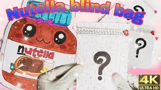 Nutella blind bag surprise inside 🛍️#asmr #viralvideo #blindbag #blindbox #satisfying #asmrunboxing 